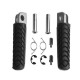 Biketec parts комплект підніжок водія (підніжки) в комплекті з кріпленнями kawasaki zzr 1400 '06-21, gtr 1400 / zx-14 '06-12, (оригінальна заміна)