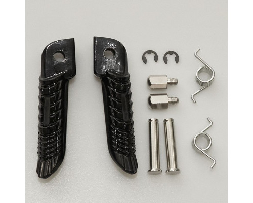 Biketec parts rider комплект підніжок (підставки для ніг) в комплекті з кріпленнями suzuki gsxr 600/750/1000 '01-12 колір чорний