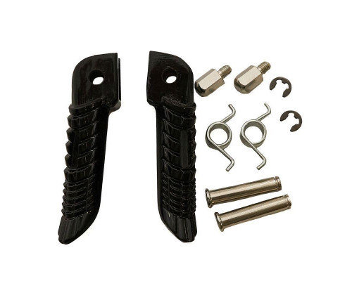 Biketec parts rider комплект підніжок (підставки для ніг) в комплекті з кріпленнями suzuki gsxr 600/750/1000 '01-12 колір чорний