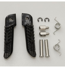 Biketec parts rider комплект підніжок (підставки для ніг) в комплекті з кріпленнями suzuki gsxr 600/750/1000 '01-12 колір чорний