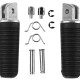 Biketec parts комплект підніжки водія в комплекті з кріпленнями YAMAHA xj 600 '92-03, yzf r6 '98-06, yzf r1 '99-09, fz6 fazer '00-08, tdm 900 '02-09, xj 900 '95-03, bt 1000 bulldog '02-04, (оригінальна заміна)