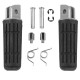 Biketec parts комплект підніжки водія в комплекті з кріпленнями YAMAHA xj 600 '92-03, yzf r6 '98-06, yzf r1 '99-09, fz6 fazer '00-08, tdm 900 '02-09, xj 900 '95-03, bt 1000 bulldog '02-04, (оригінальна заміна)