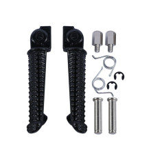 Biketec parts комплект підніжок водія (підставки для ніг) в комплекті з кріпленнями YAMAHA yzf r1 '98-11, yzf r6 '99-12 колір чорний