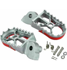 Підніжки buzzetti HONDA cr 125/250r '02-'08; crf 250r/x '04-'22; crf 300l '21-'23; crf 450r/x '02-'22; crf 1000l '18-'22 (нержавіюча сталь в комплекті 2 пружини, 2 штифти, 2 шайби, 2 штифти)
