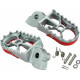 Підніжки buzzetti HONDA cr 125/250r '02-'08; crf 250r/x '04-'22; crf 300l '21-'23; crf 450r/x '02-'22; crf 1000l '18-'22 (нержавіюча сталь в комплекті 2 пружини, 2 штифти, 2 шайби, 2 штифти)