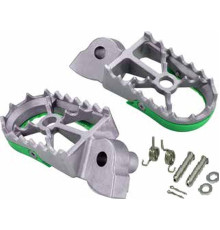 Підніжки buzzetti кілочки kawasaki kx 250 '19-'22; kxf250 '06-'18; kx 450 '21-'22; kxf 450 '07-'18 (нержавіюча сталь в комплекті з монтажним набором 2 пружини, 2 штифти, 2 шайби, 2 штифти)