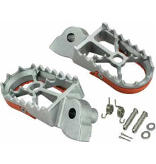 Підніжки buzzetti штирі ktm sx 50 '14-'22; sx 65 '11-'22; sx 85 '03-'17; sx/sxf 125/250/350/450 '98-'16 (нержавіюча сталь в комплекті з монтажним набором 2 пружини, 2 штирі, 2 шайби, 2 штирі)