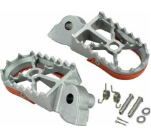 Підніжки buzzetti штирі ktm sx 50 '14-'22; sx 65 '11-'22; sx 85 '03-'17; sx/sxf 125/250/350/450 '98-'16 (нержавіюча сталь в комплекті з монтажним набором 2 пружини, 2 штирі, 2 шайби, 2 штирі)