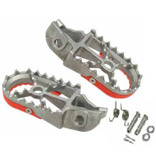 Підніжки buzzetti кілочки ktm sx 85 '18-'22; sx/sxf 125/250/350/450 '16-'22; husqvarna tc 85 '18-'22; tc 125 '16-'22; fc 250-450 '16-'22; fx 350/450 '17-'22 (нержавіюча сталь в комплекті з монтажним набором 2 пружини, 2 штифта, 2 шайби, 2 штифта)