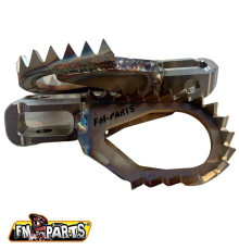 Fm-parts офсетні підніки (комплект) нержавіючі підніки ktm / husqvarna / gas gas '24 колір сталі