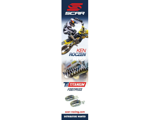 Шрам racing титанові підніжки suzuki rmz 250 '10-'25, rmz 450 '08-'25 (крім 2011), rmx 450z '10-'17