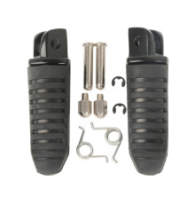 Biketec parts комплект підніжок водія (підніжки) в комплекті з кріпленнями suzuki gsx 1300r hayabusa '99-12, gsx 650 '08-12, gsx 1400 '02-08, gsf 1200 bandit '95-06, dl 650/1000 '02-19, (заміна на оригінал) колір чорний