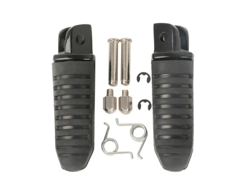 Biketec parts комплект підніжок водія (підніжки) в комплекті з кріпленнями suzuki gsx 1300r hayabusa '99-12, gsx 650 '08-12, gsx 1400 '02-08, gsf 1200 bandit '95-06, dl 650/1000 '02-19, (заміна на оригінал) колір чорний