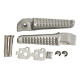 Biketec parts комплект підніжок для пасажирів (підніжки) в комплекті з кріпленнями HONDA cb 1300 '03-12 колір сріблястий