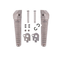 Biketec parts комплект підніжки пасажира в зборі з кріпленнями HONDA cb 400 '93-98, cbr 250 '87-97, cbr 900 '93-99, cbr 929 '00-01, cbr 954 '02-03, vtr 1000 '97-05, cbr 600 '91-02, vfr 750/800 '90-10, cbr 1100xx '96-05, cb 1300 '03-17 колір sr