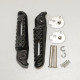 Biketec parts комплект підніжок (підставки для ніг) в комплекті з кріпленнями HONDA cbr 600rr / cbr 1000rr '03-14 колір чорний
