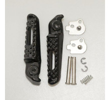 Biketec parts комплект підніжок (підставки для ніг) в комплекті з кріпленнями HONDA cbr 600rr / cbr 1000rr '03-14 колір чорний