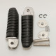Biketec parts комплект підніжок пасажира (підніжки) в комплекті з кріпленнями suzuki gsf/gsx 400 '91-97, gsf 600/1200 '96-00, gsxr 1100 '89-98, gsx 750f '93-05, rf 600/900 '93-98, (оригінальна заміна)