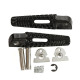 Biketec parts комплект підніжок (підставки для ніг) в комплекті з кріпленнями suzuki gsxr 600/750 '06-14, gsxr 1000 '05-14, b-king '08-13 колір чорний
