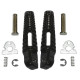 Biketec parts комплект підніжок (підставки для ніг) в комплекті з кріпленнями suzuki gsxr 600/750 '06-14, gsxr 1000 '05-14, b-king '08-13 колір чорний