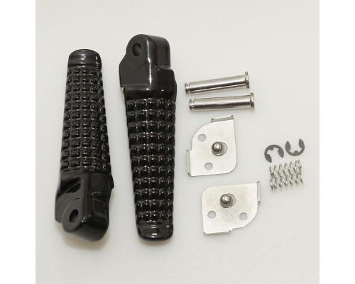 Biketec parts комплект підніжок для пасажирів (підніжки) в комплекті з кріпленнями suzuki gsxr 600/750 '96-05, gsxr 1000 '01-04 колір чорний
