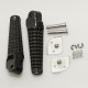 Biketec parts комплект підніжок для пасажирів (підніжки) в комплекті з кріпленнями suzuki gsxr 600/750 '96-05, gsxr 1000 '01-04 колір чорний
