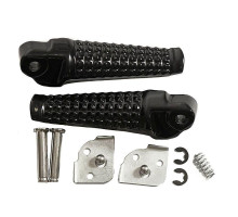 Biketec parts комплект підніжок для пасажирів (підніжки) в комплекті з кріпленнями suzuki gsxr 600/750 '96-05, gsxr 1000 '01-04 колір чорний