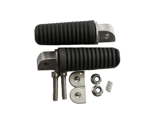 Biketec parts комплект підніжок пасажира (підніжки) в комплекті з кріпленнями YAMAHA fjr 1300 '01-19, fz1 '06-15, fz6 '04-15, xj6 '09-16, xjr 1200/1300 '94-18, (оригінальна заміна)