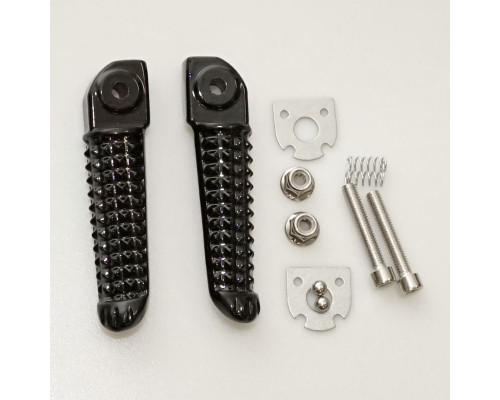 Biketec parts комплект підніжок (підставки для ніг) в комплекті з кріпленнями YAMAHA yzf r1 '02-11, yzf r6 '03-11 колір чорний