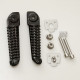 Biketec parts комплект підніжок (підставки для ніг) в комплекті з кріпленнями YAMAHA yzf r1 '02-11, yzf r6 '03-11 колір чорний