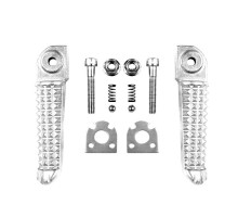 Biketec parts комплект підніжок (підставки для ніг) в комплекті з кріпленнями YAMAHA yzf r1 '02-12, yzf r6 '03-11 колір сріблястий