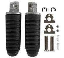 Biketec parts комплект пасажирських підніжок (підставки для ніг) suzuki gsx 1300r hayabusa '08-12, gsx 650 '08-12, gsx 1400 '02-08, gsf 1200 bandit '95-06, dl 650/1000 '02-19, (оригінальна заміна)
