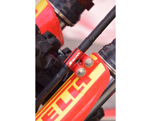 Scar racing гальмівний шланг передний кріплення YAMAHA HONDA kawasaki suzuki fantic red