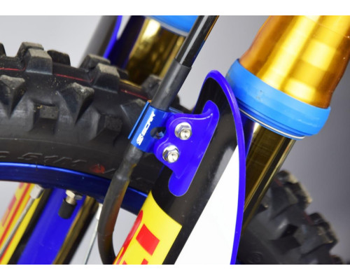Scar racing гальмівний шланг передний кріплення YAMAHA HONDA kawasaki suzuki fantic blue