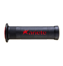 Манжети ariete road ariram з отвором (120 мм) колір чорний червоний (12)