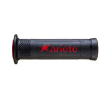 Манжети ariete road ariram з отвором (120 мм) колір чорний червоний (12)
