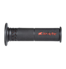 Ariete road soft estoril (120 мм) з отворами, колір чорно-червоний (12)