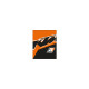 Захисні ковпачки blackbird для манжет з логотипом ktm trophy 22 ktm колір помаранчевий чорний