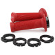 Domino off road d-lock grip (з адаптерами для фаркопів - ktm, husqvarna, gasgas, HONDA, kawasaki, suzuki, YAMAHA) колір червоний