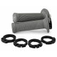 Domino off road d-lock grip (з адаптерами для фаркопів - ktm, husqvarna, gasgas, HONDA, kawasaki, suzuki, YAMAHA) колір сірий
