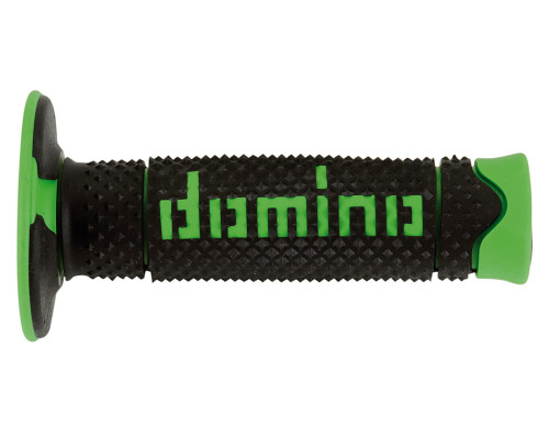 Двокомпонентні рукоятки domino off road чорні/зелені