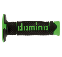 Двокомпонентні рукоятки domino off road чорні/зелені