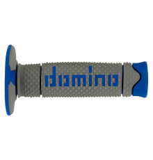 Двокомпонентні рукоятки domino off road сірі/сині