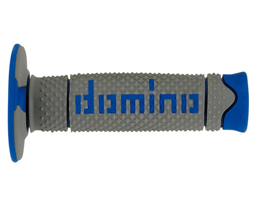Двокомпонентні рукоятки domino off road сірі/сині