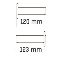 Рукоятки для бездоріжжя domino ultra soft (22+25мм, довжина 120/123м) без отворів сині