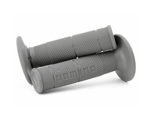 Рукоятки для бездоріжжя domino ultra soft (22+25мм, довжина 120/123мм) без відкривання колір сірий