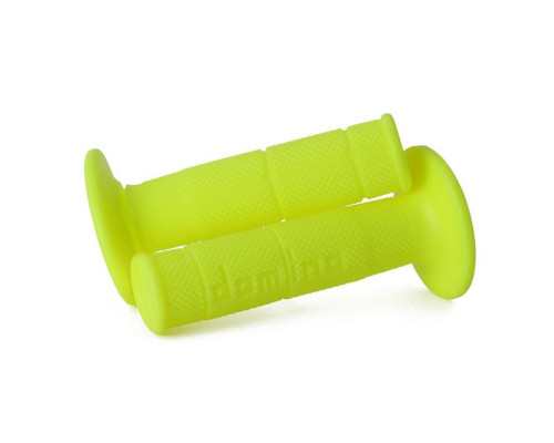 Рукоятки domino off road ultra soft (22+25мм, довжина 120/123мм) без розкриття fluo жовті
