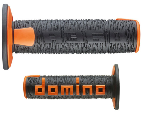 Позашляхові ручки domino нові пластинчасті двокомпонентні колір чорний/помаранчевий