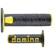 Нові пластинчасті двокомпонентні позашляхові ручки domino колір чорний/жовтий
