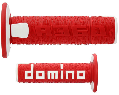 Нові пластинчасті двокомпонентні позашляхові ручки domino червоного/білого кольору